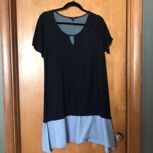 Navy knit dress (lightweight)